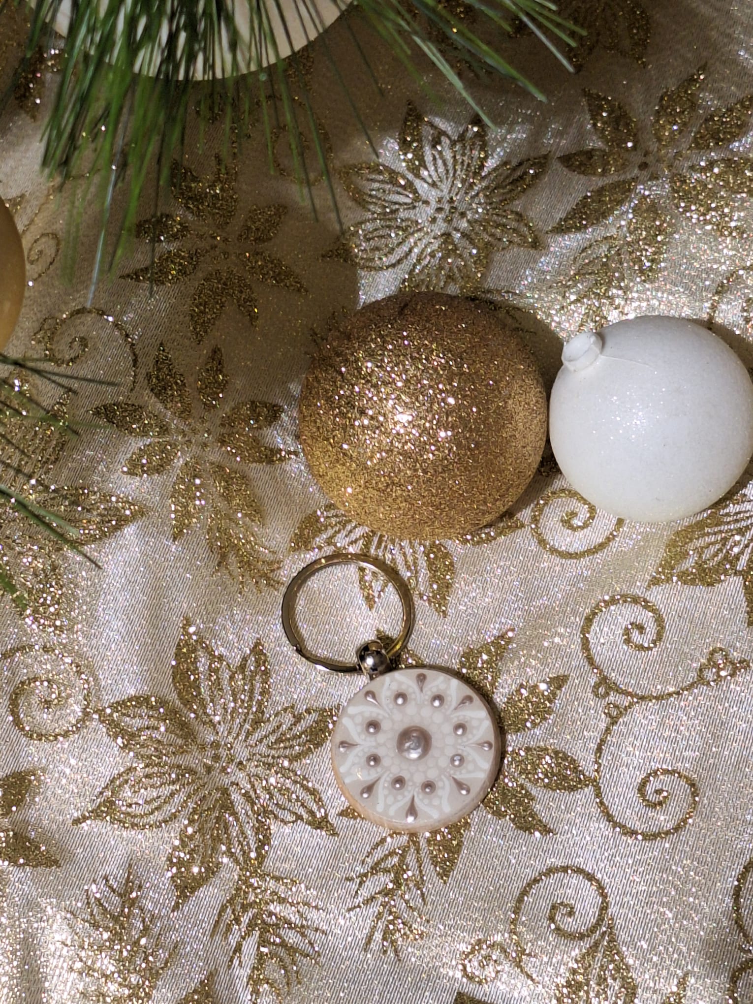 Portachiavi Christmas Gold